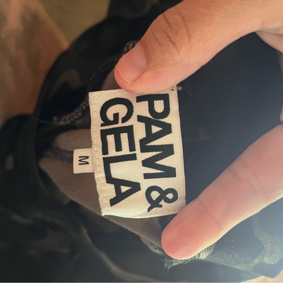 Pam and Gela velvet camp track suit pants - Picture 3 of 3